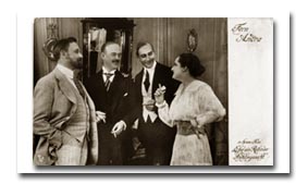 (Robert Ferdinand? Kurt Middendorf?), 2. v. l.: Heinz Salfner (?)