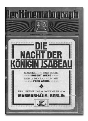 Ank�ndigung "Die Nacht der K�nigin Isabeau"